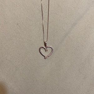 925 Silver heart necklace